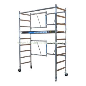 Euroscaffold kamersteiger werkhoogte 4 meter incl. verstelbare wielen