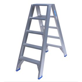 Solide dubbel oploopbare trap 5 treden