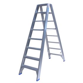 Solide dubbel oploopbare trap 8 treden