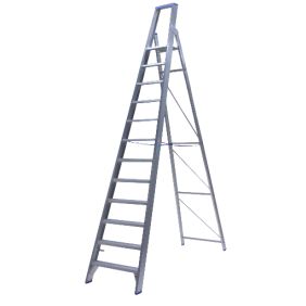 Solide enkel oploopbare trap 12 treden