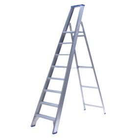 Solide enkel oploopbare trap 8 treden