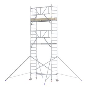 Rolsteiger Professioneel 75x185 7,2m werkhoogte Carbon-Deck Opbouw tegen Gevel