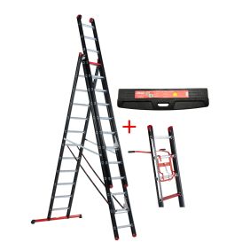 Altrex Mounter 3x12 reformladder + muurafhouder + laddermat (set aanbieding)
