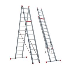Altrex Atlantis 2-delige reformladder 2x12 sporten incl. stabiliteitsbalk