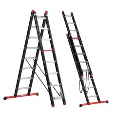 Altrex Mounter 2-delige reformladder 2x8 sporten incl. stabiliteitsbalk