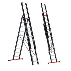 Altrex Mounter 3-delige reformladder 3x10 sporten incl. stabiliteitsbalk