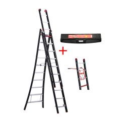 Altrex Nevada 3x10 reformladder + muurafhouder + laddermat (set aanbieding)