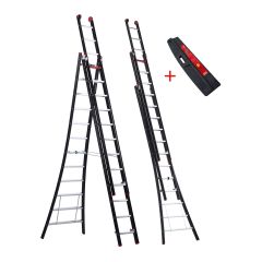 Altrex Nevada 3-delige reformladder 3x12 sporten incl. laddermat