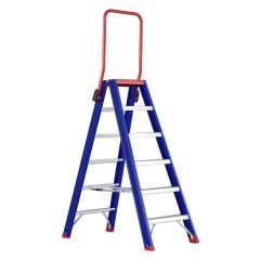 Altrex Taurus Dubbel Oploopbare Trap (TDO) - 6 treden - BLAUW (OP=OP)