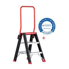 Altrex Taurus dubbel oploopbare trap (TDO) 3 treden incl. keuringssticker