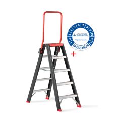 Altrex Taurus dubbel oploopbare trap (TDO) 5 treden incl. keuringssticker