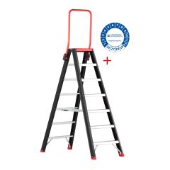 Altrex Taurus dubbel oploopbare trap (TDO) 7 treden incl. keuringssticker