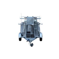 Steigeraanhanger incl. Steiger Enkele Voorloopleuning 135x245 12.20WH CarbonDeck 