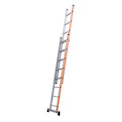 Skyworks 2-delige Opsteekladder 2x8 – 3.79m | Pro Kwaliteit