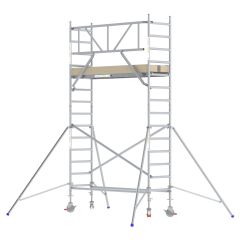 Rolsteiger Professioneel 90x185 5,2m werkhoogte Carbon-Deck Opbouw tegen Gevel