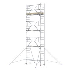 Rolsteiger Professioneel 90x305 8,2m werkhoogte Opbouw tegen Gevel