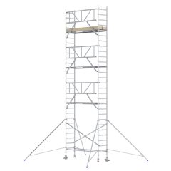 Rolsteiger Professioneel 90x305 9,2m werkhoogte Carbon-Deck Opbouw tegen Gevel