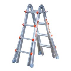 Wakü telescoopladder 4x4 treden - Max. Werkhoogte: 5.00m