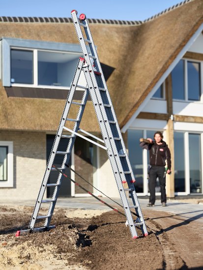 Ladder voor het leeghalen van uw dakgoot (particulier gebruik)