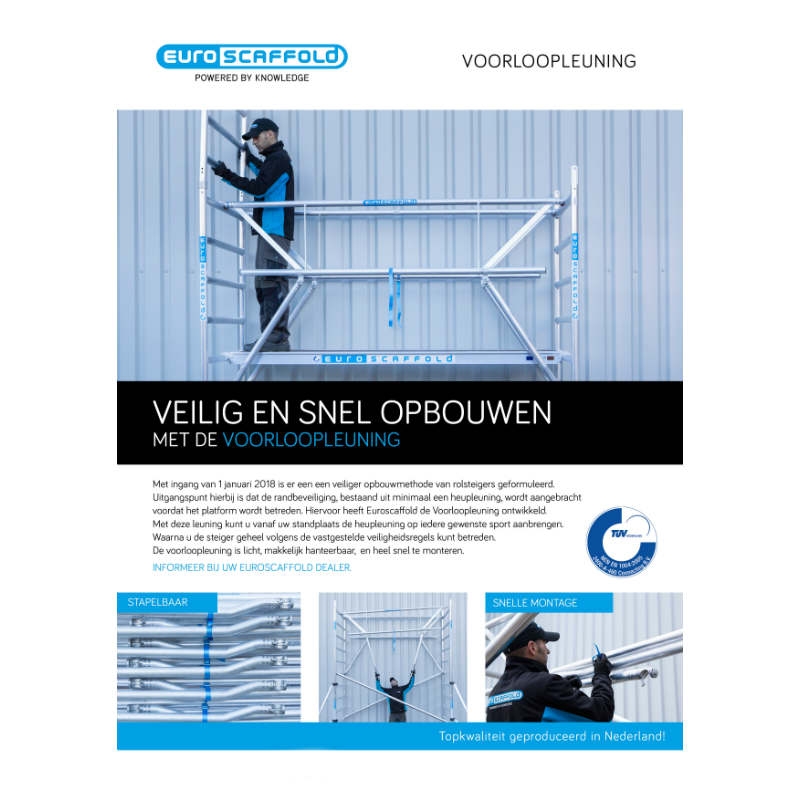 Nieuwe opbouwnorm rolsteigers
