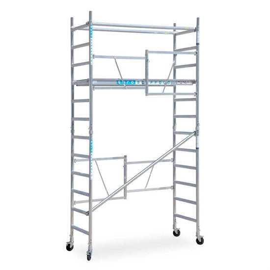 vouwsteiger 4.70 werkhoogte